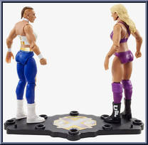 Rhea Ripley vs Charlotte Flair from WWE Championship Showdown - Series  7 manufactured by Mattel [Loose]
