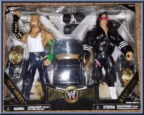 Jeff Hardy / Bret Hart (Internet Exclusive) from WWE Classic Superstars - Exclusives manufactured by Jakks Pacific [Front]