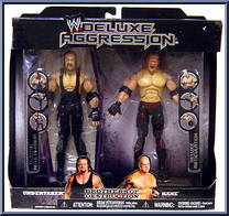 Undertaker / Kane from WWE Deluxe Aggression - 2-Packs manufactured by Jakks Pacific [Front]