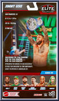 Jimmy Uso from WWE Elite Collection - Series  95 manufactured by Mattel [Back]