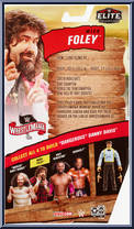 Mick Foley from WWE Elite Collection - Wrestlemania 36 manufactured by Mattel [Back]
