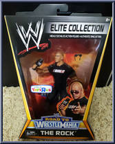 Rock (Road to WrestleMania) from WWE Elite Collection - Exclusives manufactured by Mattel [Front]