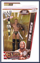 Rock from WWE Elite Collection - Series  22 manufactured by Mattel [Front]