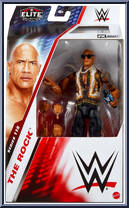 Rock from WWE Elite Collection - Series 115 manufactured by Mattel [Front]
