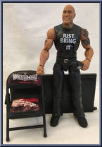 Rock from WWE Elite Collection - Then, Now, Forever Series 1 manufactured by Mattel [Loose]