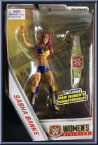 Sasha Banks from WWE Elite Collection - Exclusives manufactured by Mattel [Front]
