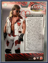 Shawn Michaels (Heartbreak Kid) from WWE Elite Collection - Exclusives manufactured by Mattel [Back]