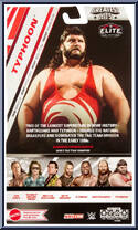 Typhoon from WWE Elite Collection - Greatest Hits - 2024 manufactured by Mattel [Back]