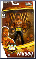 Farooq from WWE Elite Collection - Legends - Series 16 manufactured by Mattel [Front]