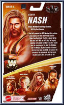 Kevin Nash from WWE Elite Collection - Legends - Series 12 manufactured by Mattel [Back]