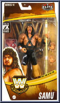 Samu from WWE Elite Collection - Legends - Series 18 manufactured by Mattel [Front]