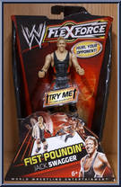 Jack Swagger from WWE Flex Force - Red Card manufactured by Mattel [Front]