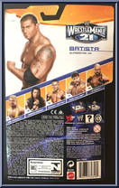 Batista from WWE - Series  37 manufactured by Mattel [Back]