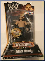 Matt Hardy from WWE - Wrestlemania 26 manufactured by Mattel [Front]