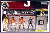 John Cena / CM Punk / Tommy Dreamer from WWE Micro Aggression - Series  7 manufactured by Jakks Pacific [Front]