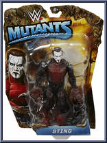 Sting from WWE Mutants - Series  1 manufactured by Mattel [Front]