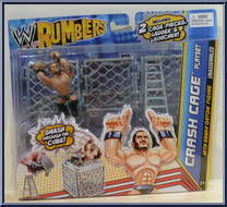 Crash Cage Playset (with Randy Orton) from WWE Rumblers - Playsets manufactured by Mattel [Front]