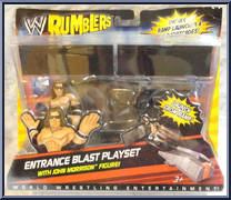Entrance Blast Playset (with John Morrison) from WWE Rumblers - Playsets manufactured by Mattel [Front]