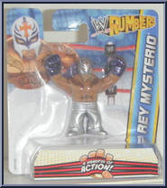 Rey Mysterio (Silver Pants) from WWE Rumblers - Basic Series manufactured by Mattel [Front]