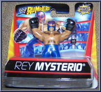 Rey Mysterio (Blue Pants) from WWE Rumblers - Basic Series manufactured by Mattel [Front]