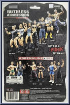 Melina from WWE Ruthless Aggression - Series 33 manufactured by Jakks Pacific [Back]