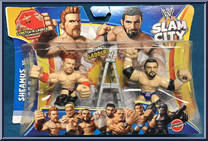 Sheamus vs. Wade Barrett from WWE Slam City - 2-Packs manufactured by Mattel [Front]