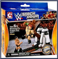 Sheamus’s Brogue Kick from WWE Stack Down - Basic Series manufactured by Bridge Direct [Front]