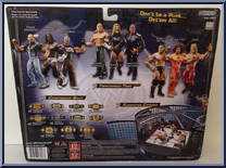 Rey Mysterio / Booker T / Chavo Guerrero from WWE Treacherous Trios - Series  5 manufactured by Jakks Pacific [Back]