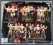 Elijah Burke / CM Punk / Tommy Dreamer from WWE Treacherous Trios - Series  7 manufactured by Jakks Pacific [Back]