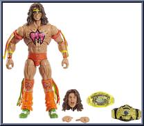 Ultimate Warrior from WWE Ultimate Edition - Fan Takeover manufactured by Mattel [Loose]