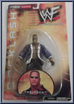Rock (Jacket) from WWF Backlash - Series 1 - Super Stars manufactured by Jakks Pacific [Front]