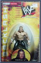 Triple H from WWF Backlash - Series 1 - Super Stars manufactured by Jakks Pacific [Front]