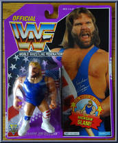 Hacksaw from WWF - Series  9 manufactured by Hasbro [Front]