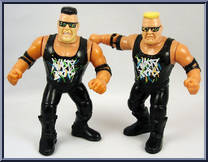 Nasty Boys from WWF - Series  3 - Tag Teams manufactured by Hasbro [Loose]