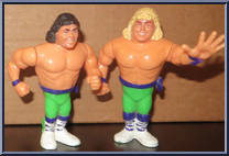 Rockers (Marty Jannetty / Shawn Michaels) from WWF - Series  2 - Tag Teams manufactured by Hasbro [Loose]