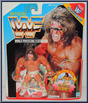 Ultimate Warrior (White Trunks) from WWF - Series  2 manufactured by Hasbro [Front]