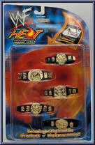 5 Belts from WWF - Ring Gear - Series 2 - Sunday Night Heat manufactured by Jakks Pacific [Front]