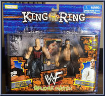 Stone Cold Steve Austin vs. Rock from WWF - Grudge Match - Series 3 manufactured by Jakks Pacific [Front]
