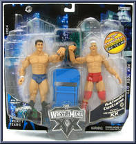 Ric Flair / Randy Orton from WWF - WrestleMania XX manufactured by Jakks Pacific [Front]