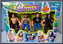 Go Mental 4-Pack from WWF - Box Sets manufactured by Jakks Pacific [Front]