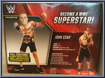 John Cena from WWF - Mask & Muscle Shirt manufactured by Jakks Pacific [Back]