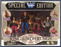 King Of The Iron Rungs 4-Pack from WWF - Box Sets manufactured by Jakks Pacific [Front]