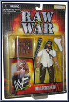 Mankind from WWF - Raw is War manufactured by Jakks Pacific [Front]