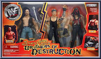 Texas Rattlesnake Takes on the Brothers of Destruction from WWF - Box Sets manufactured by Jakks Pacific [Front]