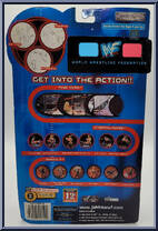 Ropes / Ringskirt / Chair from WWF - Ring Gear - Series 1 - WrestleMania XVII manufactured by Jakks Pacific [Back]