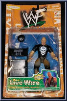 Stone Cold Steve Austin from WWF - Live Wire - Series 1 manufactured by Jakks Pacific [Front]