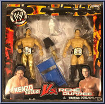 Kenzo Suzuki vs. Rene Dupree from WWF - Box Sets manufactured by Jakks Pacific [Front]