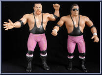 Hart Foundation from WWF - Tag Team manufactured by LJN [Loose]