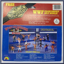 Hulk Hogan / Junkyard Dog from WWF - Bendies - Tag Team Champions manufactured by LJN [Back]