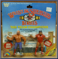 Iron Sheik / Nikolai Volkoff from WWF - Bendies - Tag Team Champions manufactured by LJN [Front]